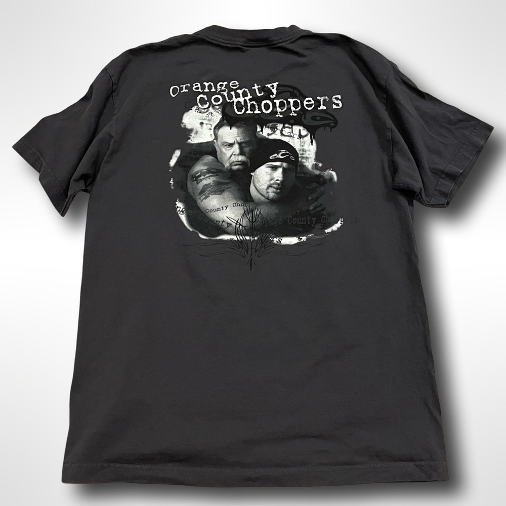 Men’s Orange County Choppers Tee. Large. Dark Grey. Excellent Used Condition.